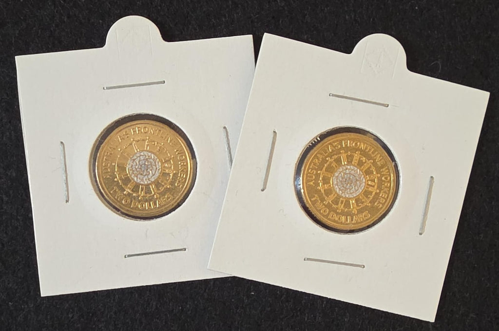 2022 $2 Frontline Workers Coloured Coin Uncirculated
