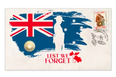 2026 ANZAC Day – Preparing for Peace: Lest We Forget Postal Numismatic Cover (PNC)
