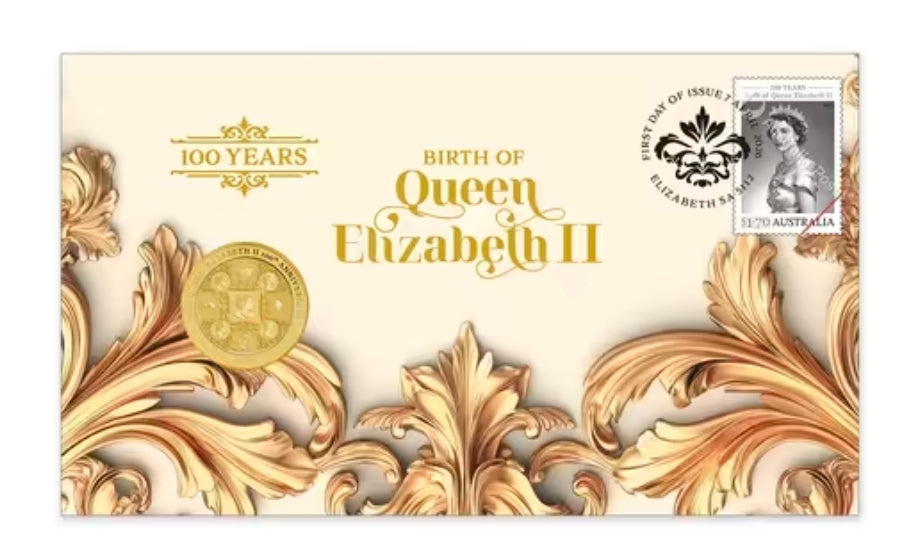 2026 100 Years of Queen Elizabeth’s Birth Postal Numismatic Cover (PNC)