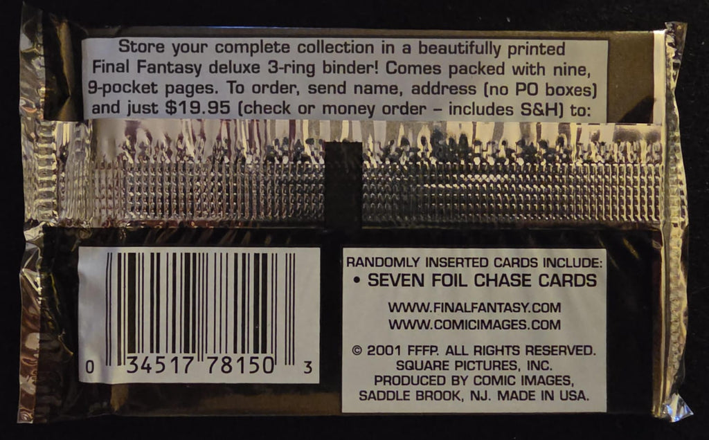 Final Fantasy: The Spirits Within Collector Card Packs
