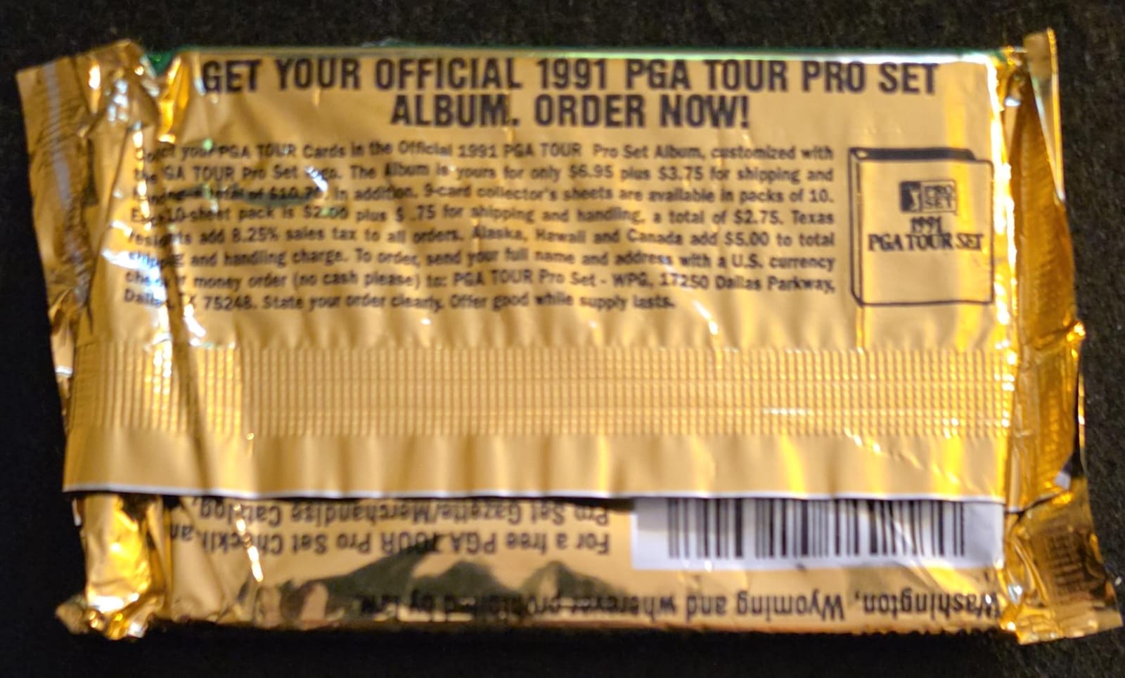 1991 Pro Set PGA Tour Cards