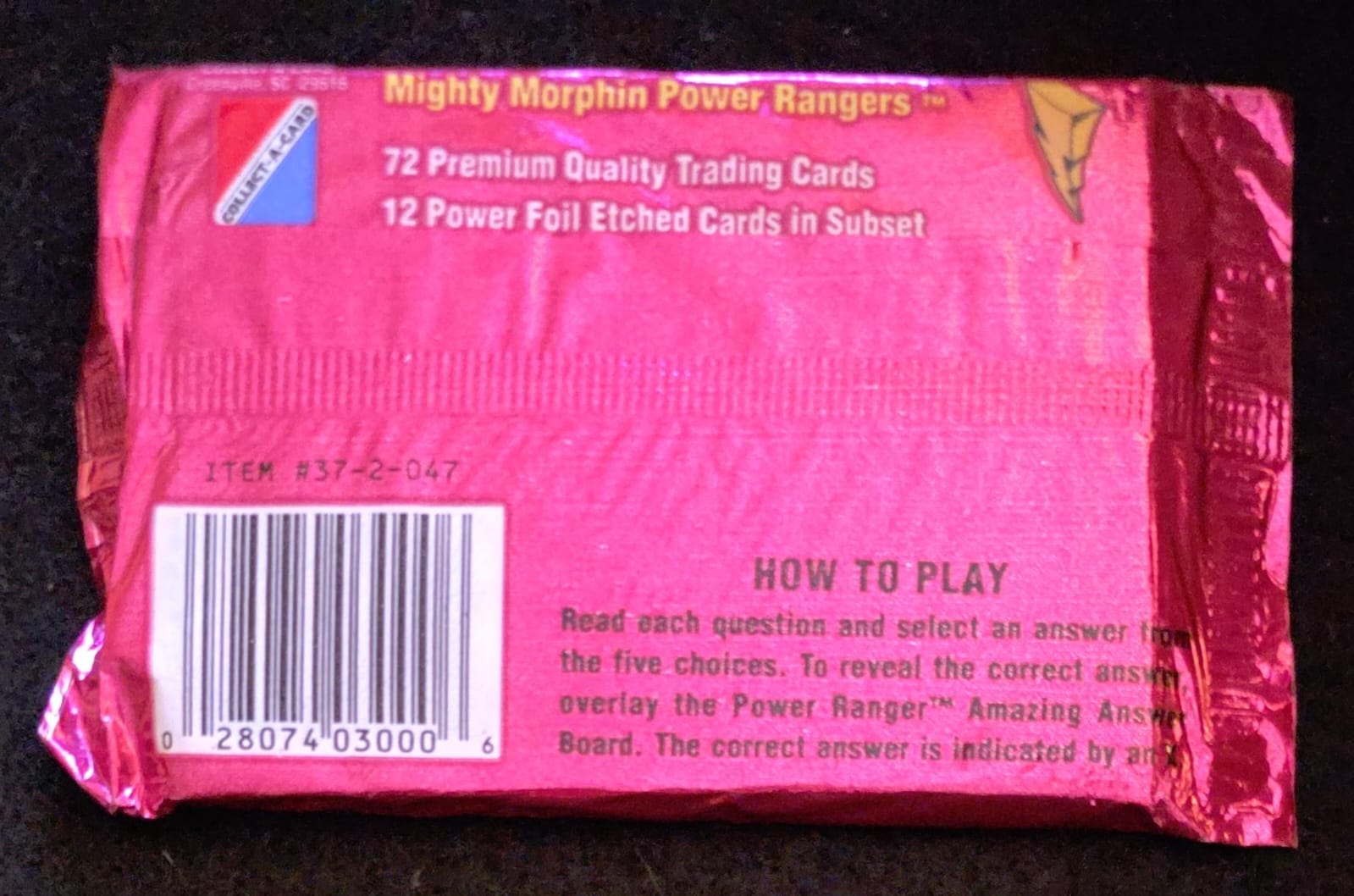 MM Power Rangers Series 2 Premium Trading Cards (Vintage Sealed Pack)