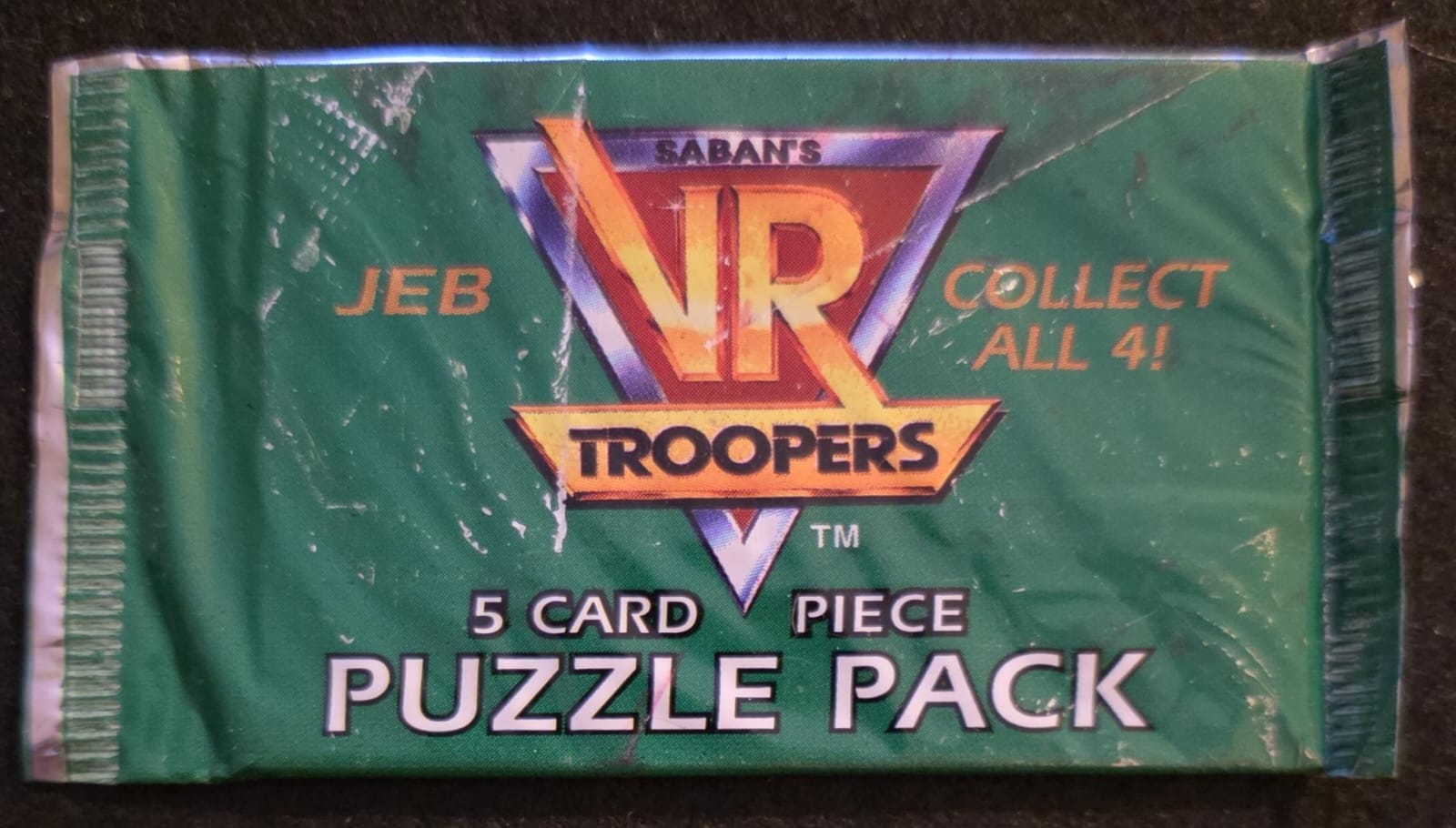 Saban’s VR Troopers Puzzle Card Packs – Complete 4 Pack Artwork Set