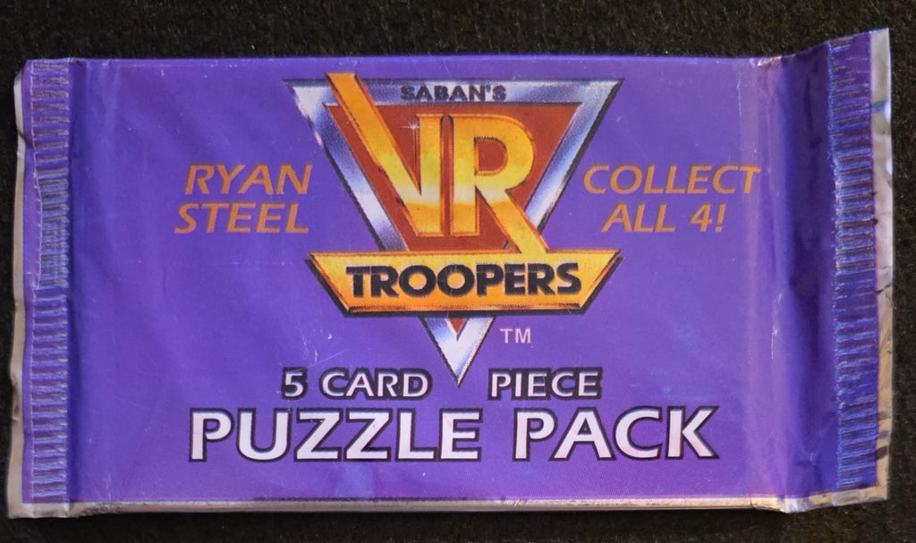 Saban’s VR Troopers Puzzle Card Packs – Complete 4 Pack Artwork Set