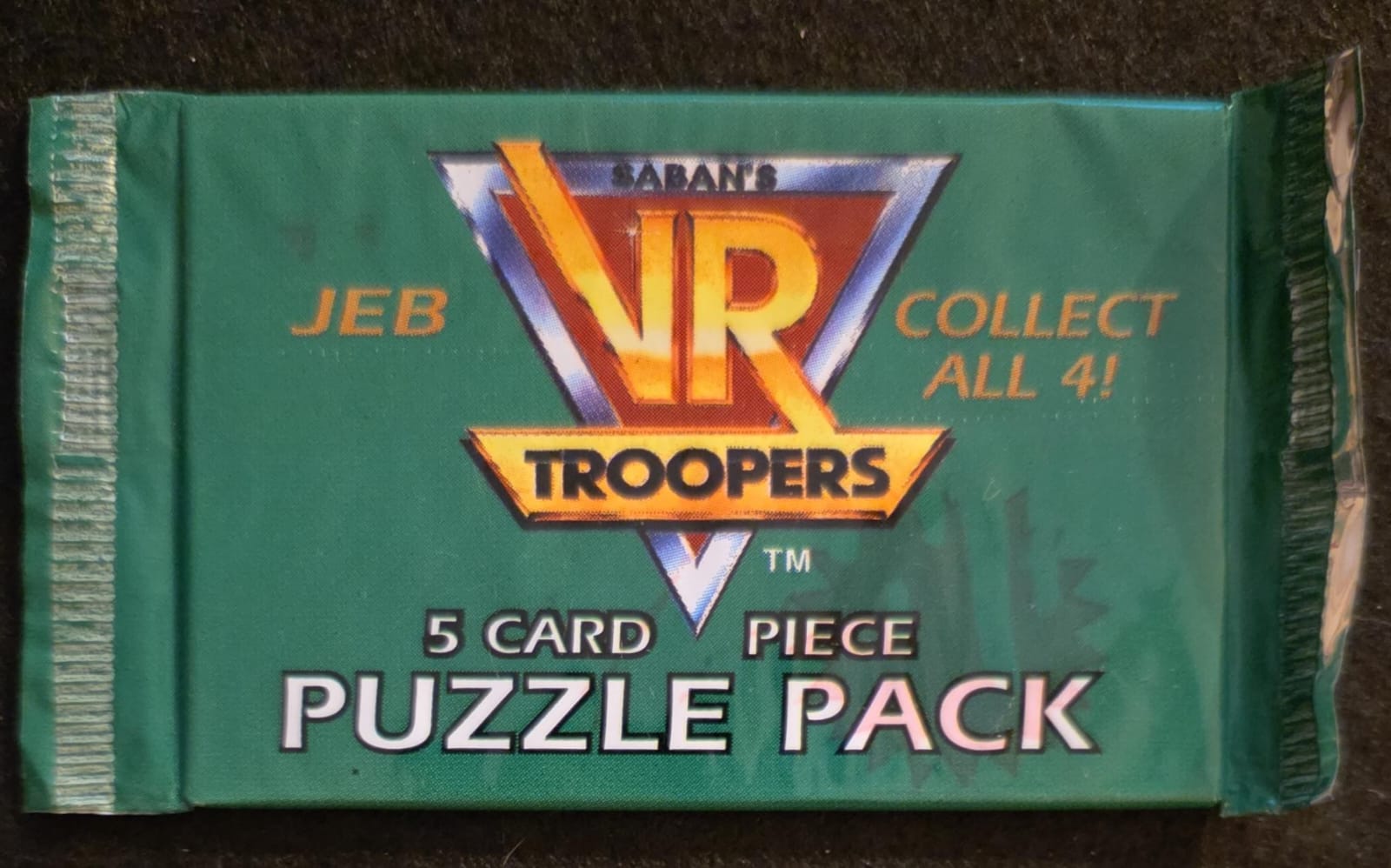 Saban’s VR Troopers Puzzle Card Packs – Complete 4 Pack Artwork Set