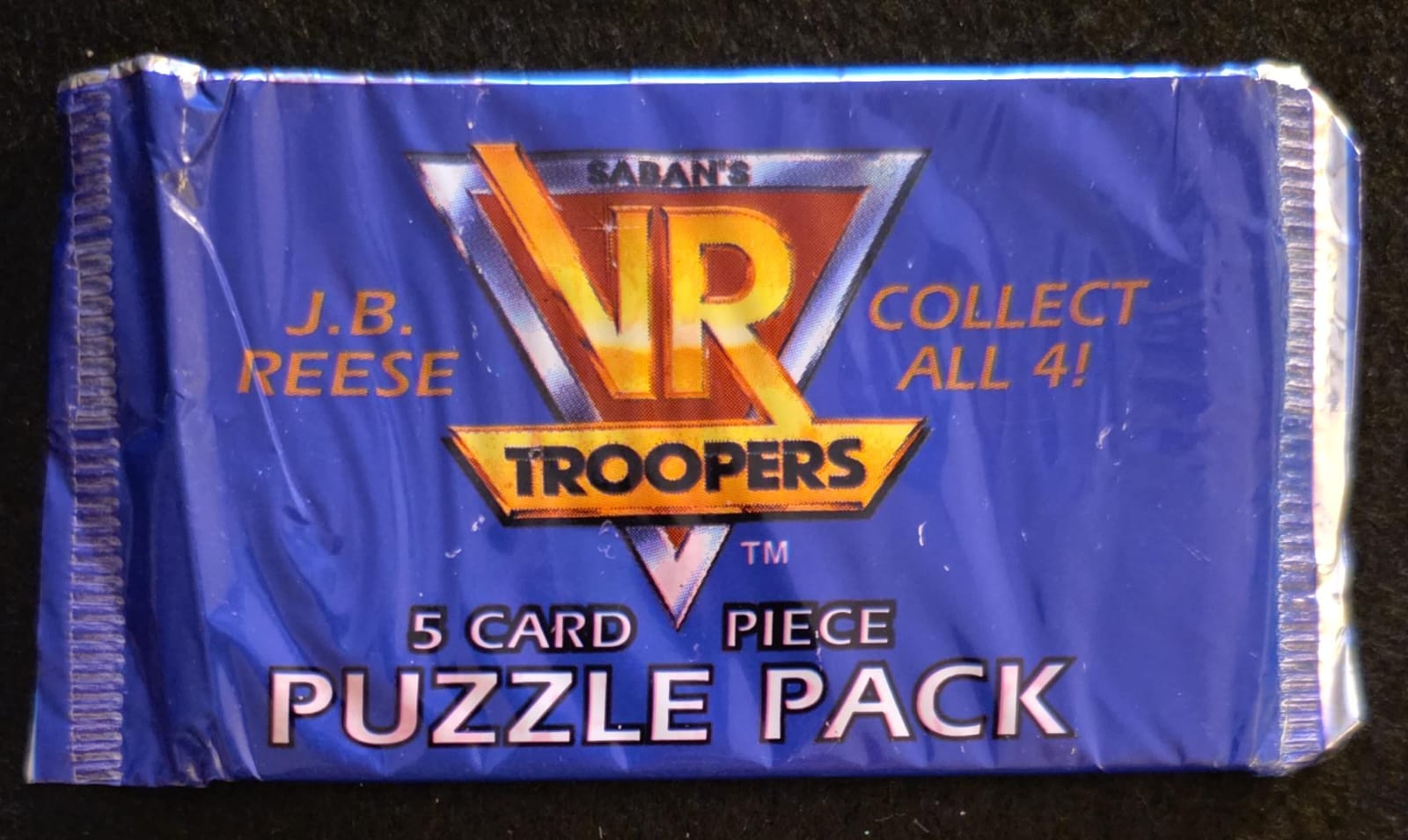 Vintage Saban’s VR Troopers Trading Cards – J.B. Reese Puzzle Pack