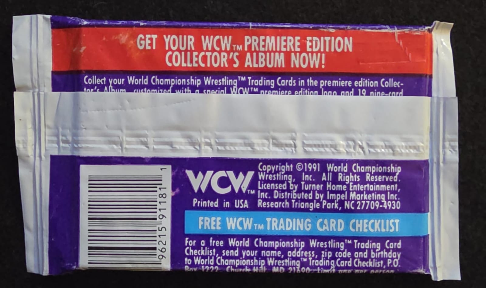 The Official Trading Cards of WCW – World Championship Wrestling (1991)