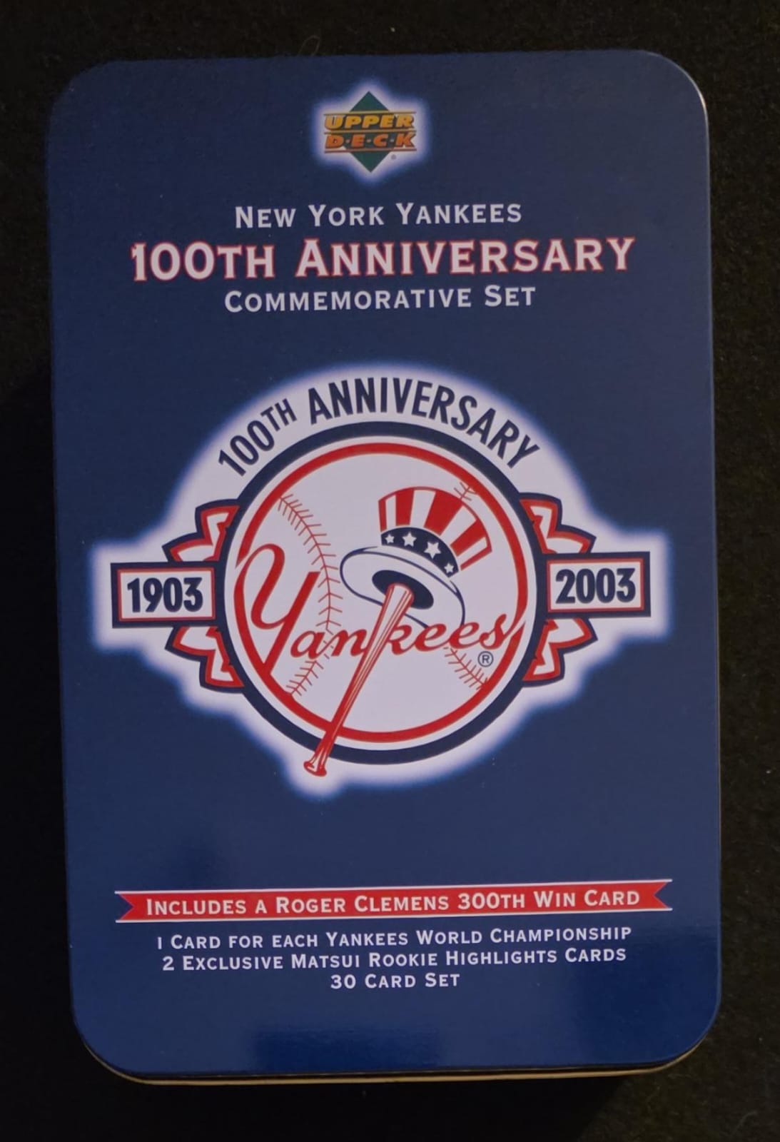 Upper Deck New York Yankees 100th Anniversary Commemorative Set (1903–2003)