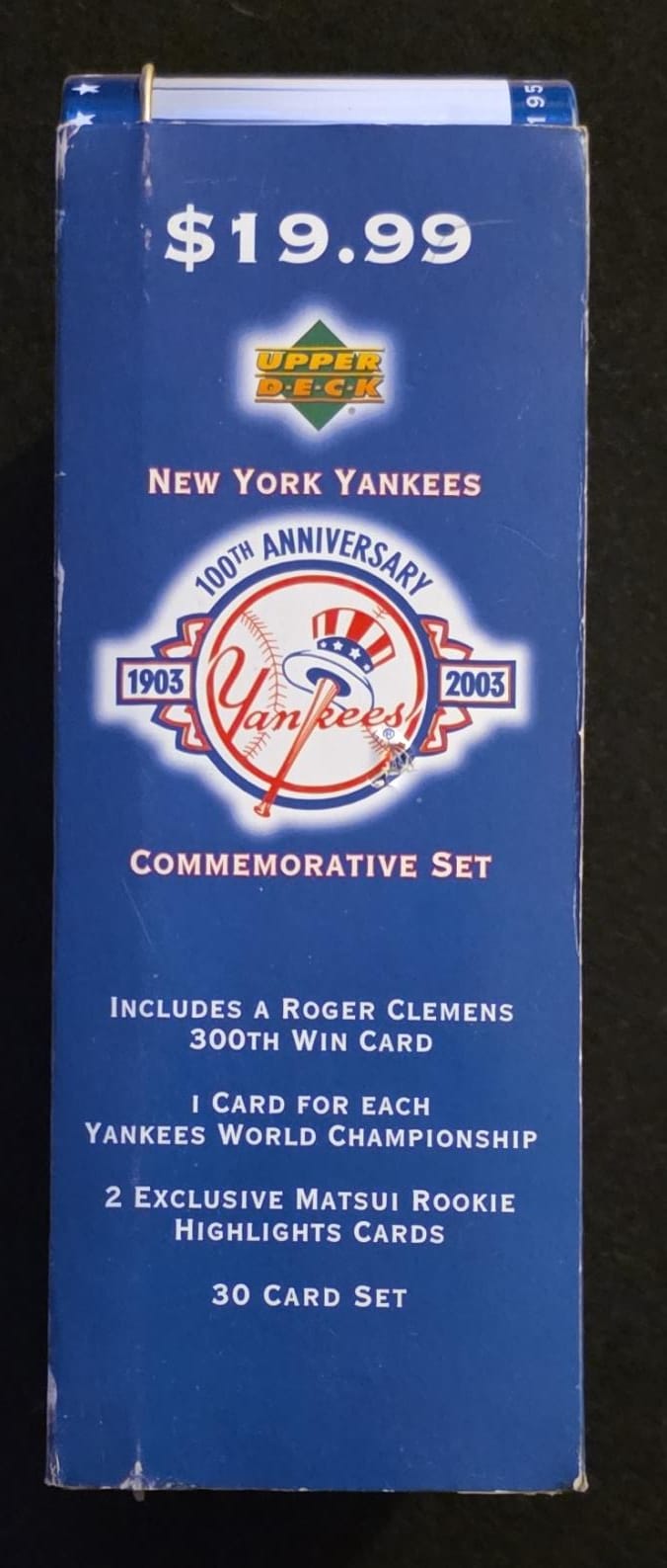 Upper Deck New York Yankees 100th Anniversary Commemorative Set (1903–2003)