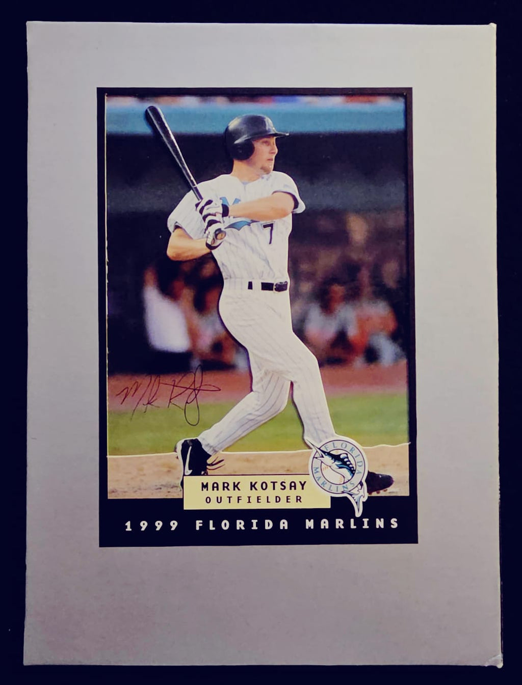 1999 Florida Marlins Presentation Display Card Collection / Team Set