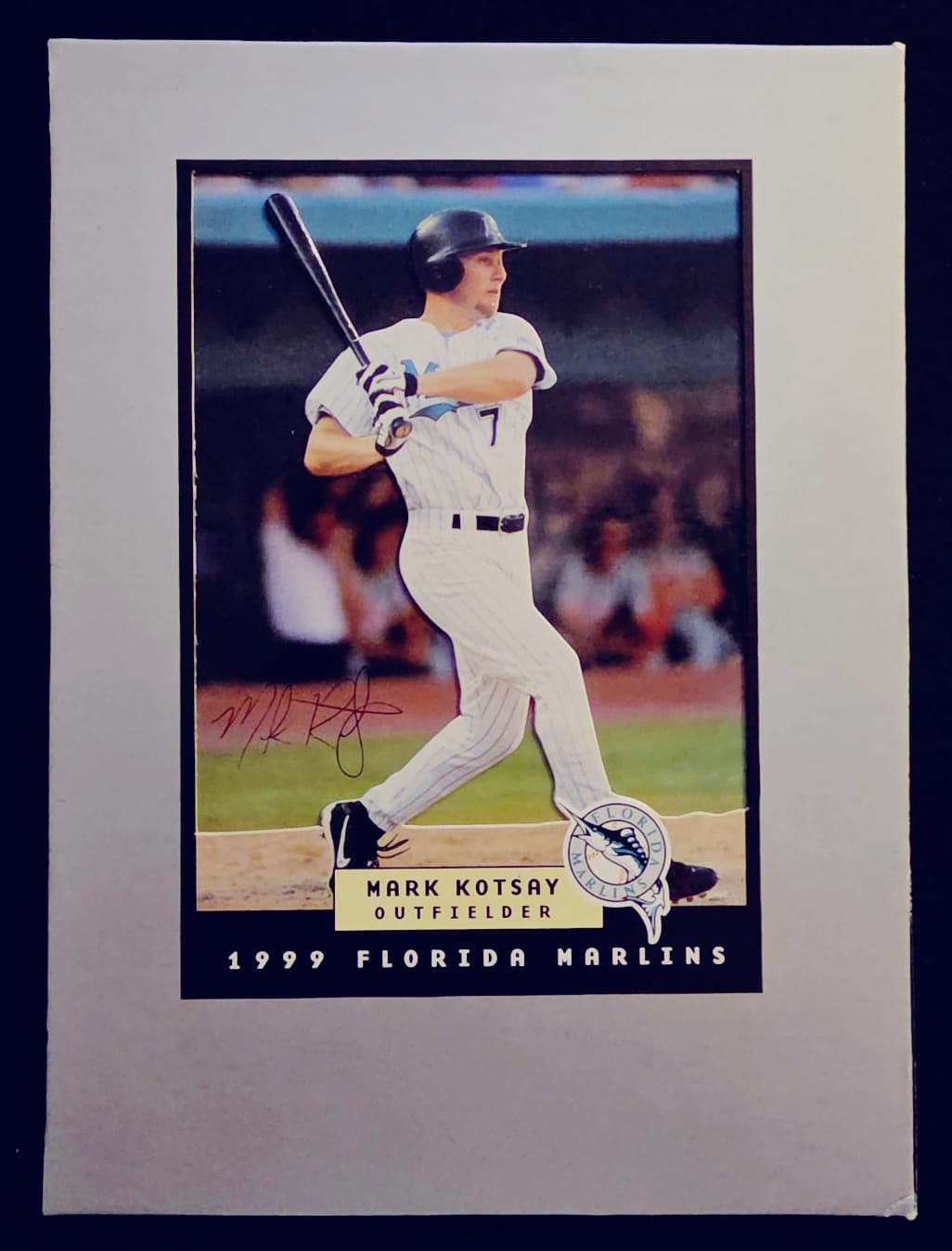 1999 Florida Marlins Presentation Display Card Collection / Team Set