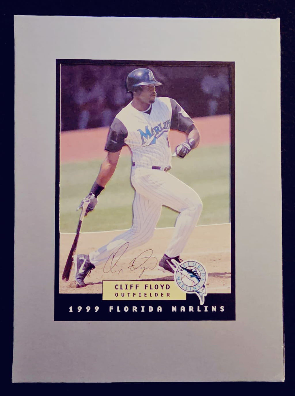 1999 Florida Marlins Presentation Display Card Collection / Team Set