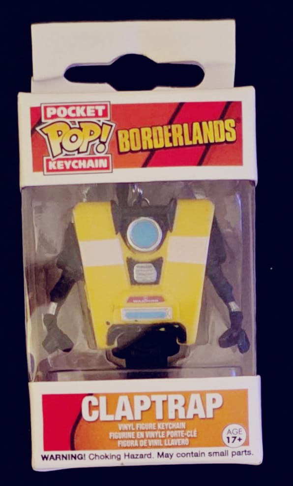 Funko Pocket Pop! Borderlands Claptrap Keychain – Sealed