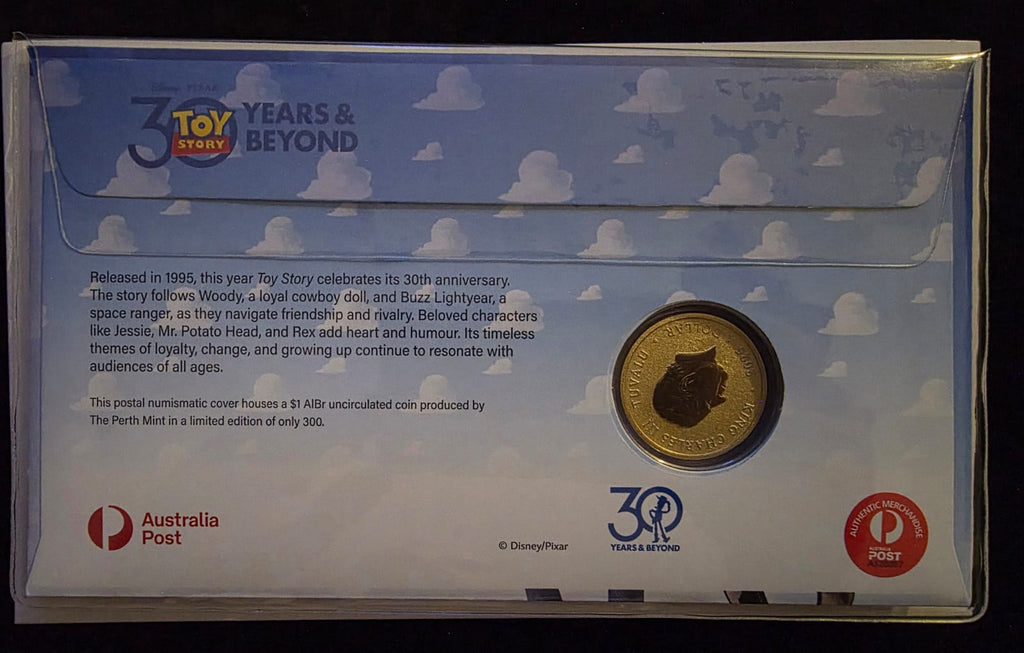 🤠🎬 **2025 $1 Toy Story “30 Years & Beyond” Limited Edition PNC – No. 078/300**