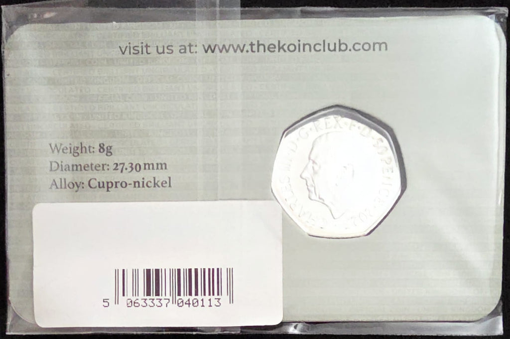 🌊🧜‍♀️ 2024 United Kingdom 50p – Expecto Patronum | The Koin Club Issue (Sealed)