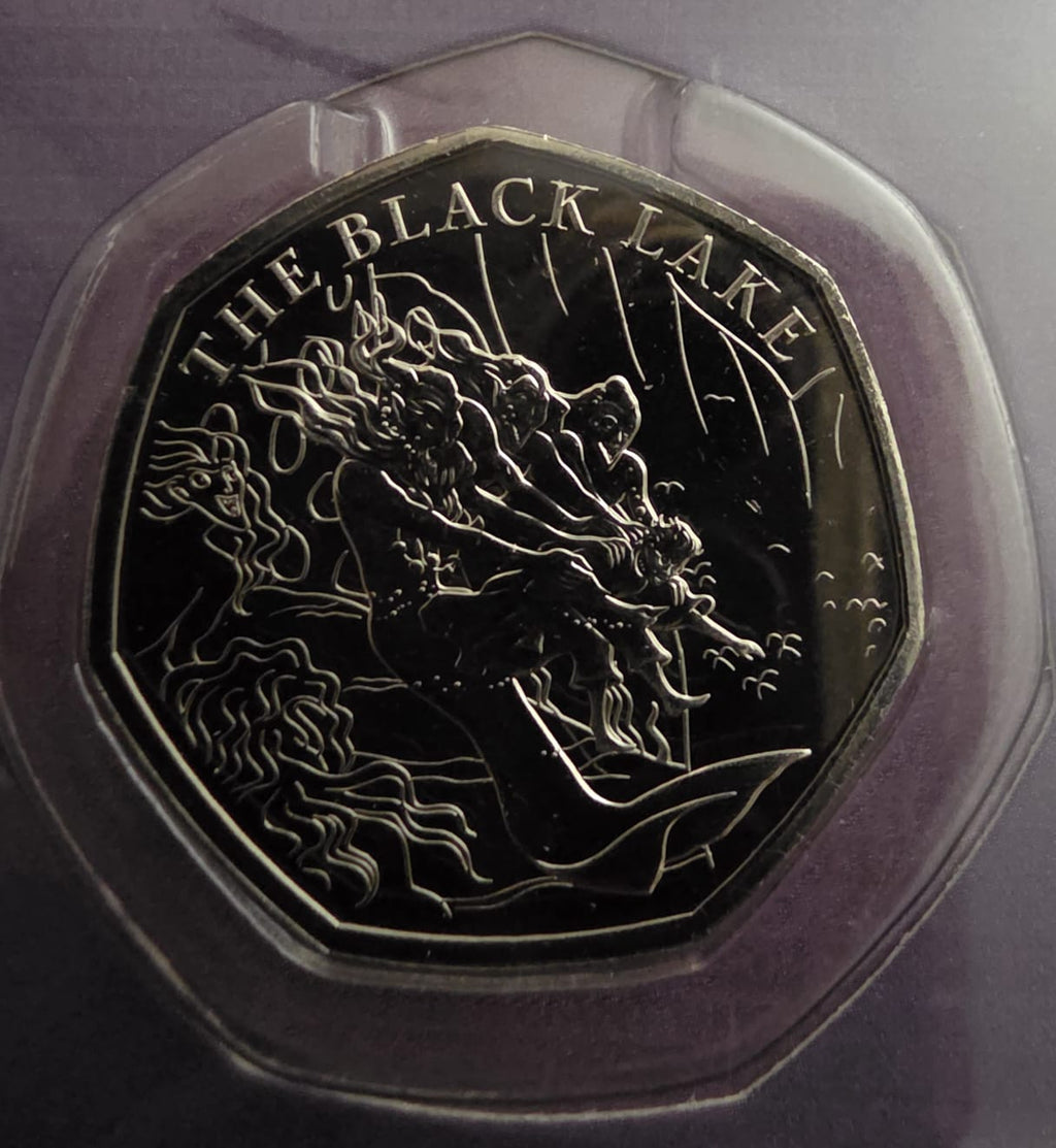 🌊🧜‍♀️ 2024 United Kingdom 50p – The Black Lake | The Koin Club Issue Sealed