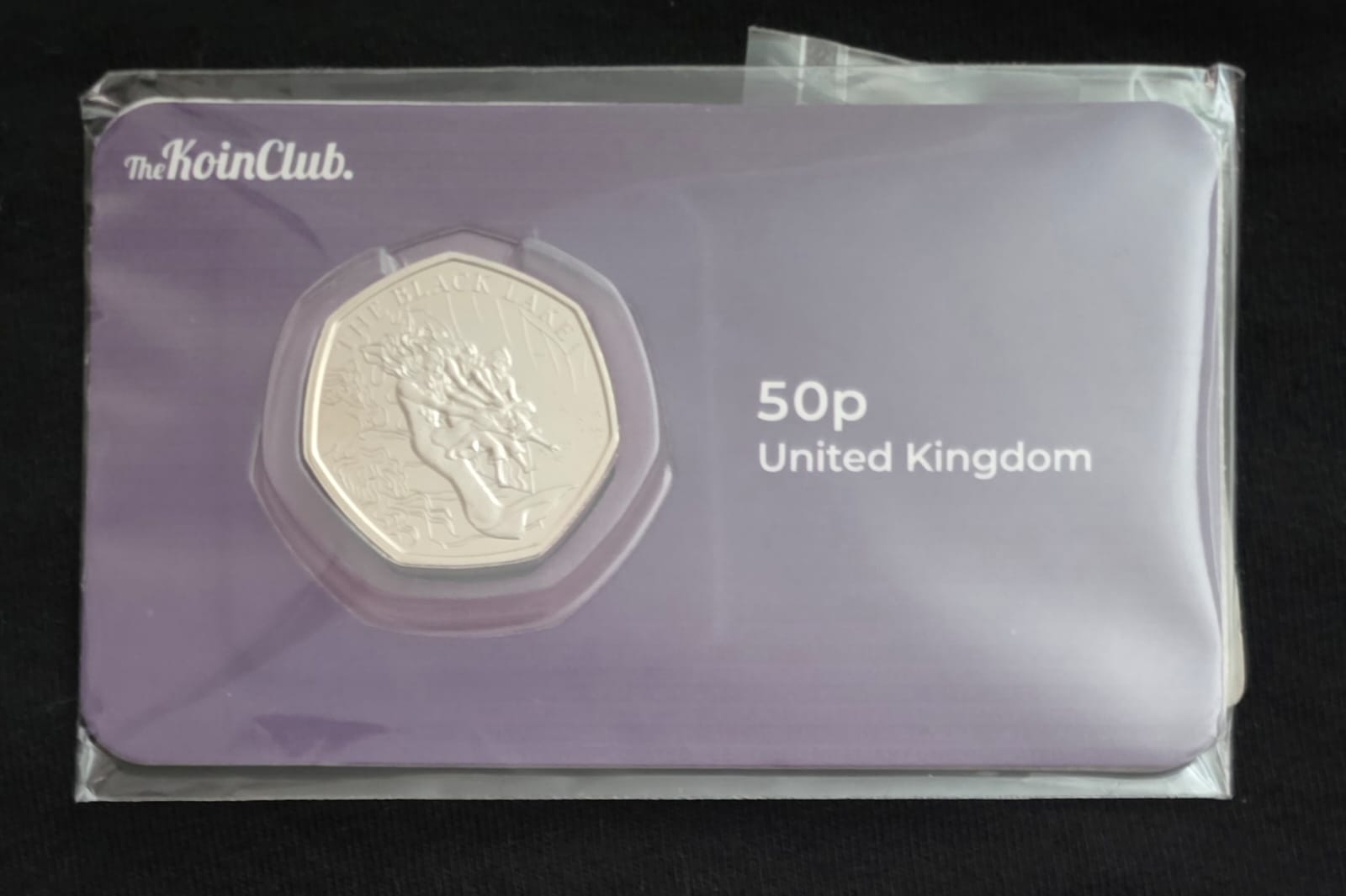 🌊🧜‍♀️ 2024 United Kingdom 50p – The Black Lake | The Koin Club Issue Sealed