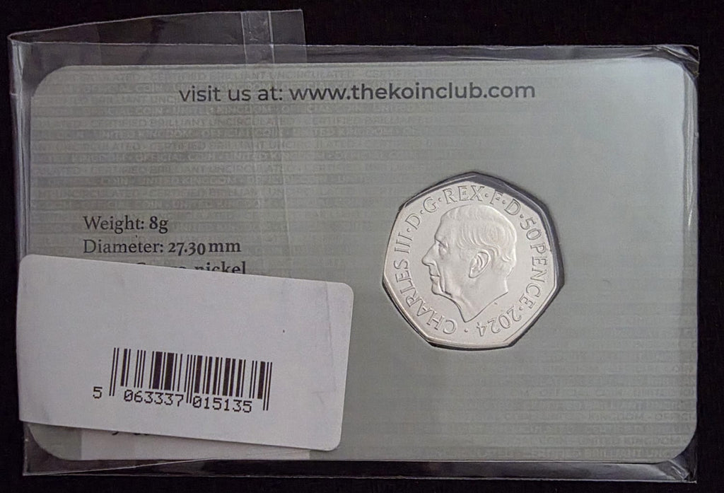 🌊🧜‍♀️ 2024 United Kingdom 50p – The Black Lake | The Koin Club Issue Sealed