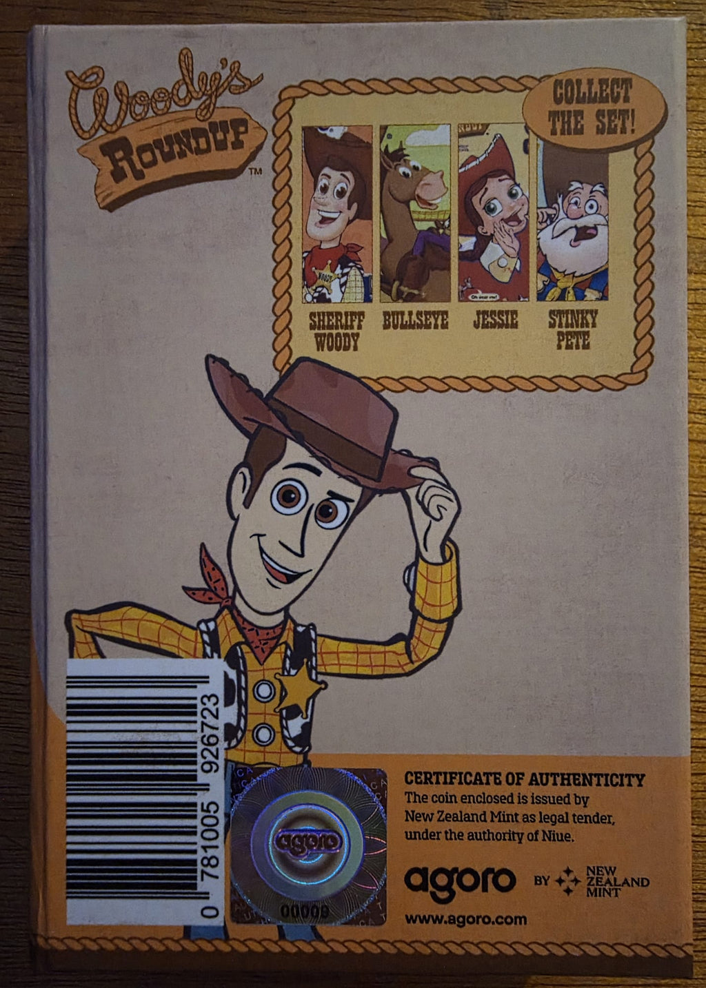 Woody’s Roundup Sheriff Woody 1oz Silver Coin