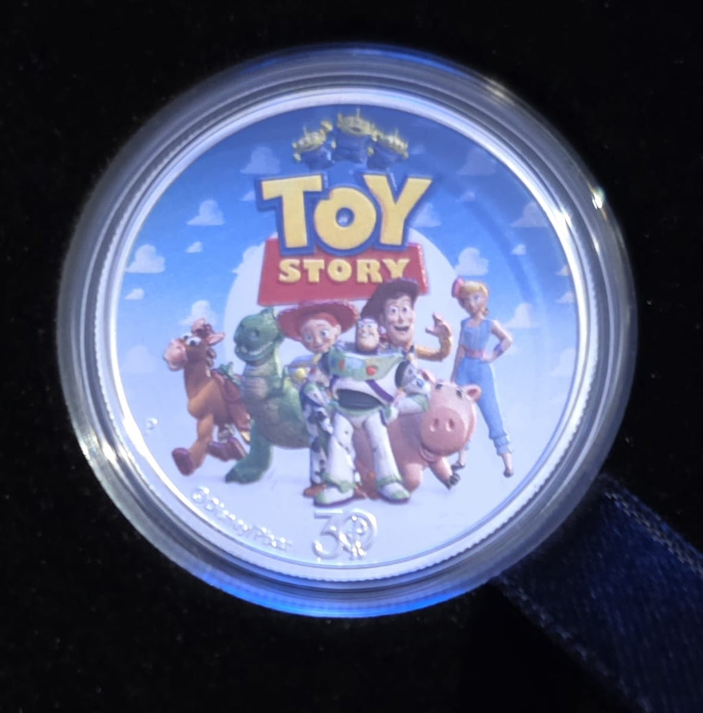 Toy Story 30th Anniversary 1/2oz Silver Proof Coloured Coin – Perth Mint – COA 2115/2500