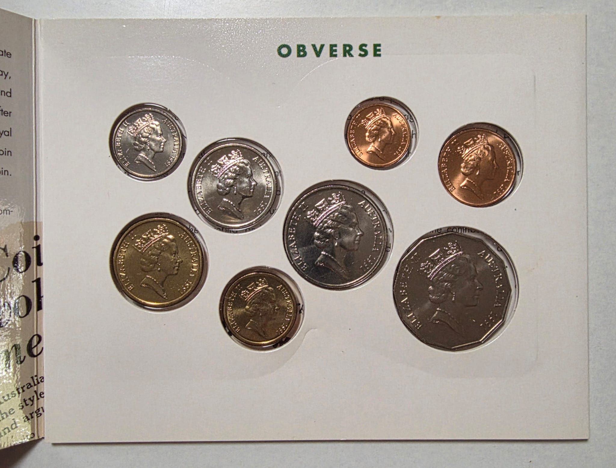 1991 Australia Uncirculated Coin Set – 25 Years of Decimal Currency
