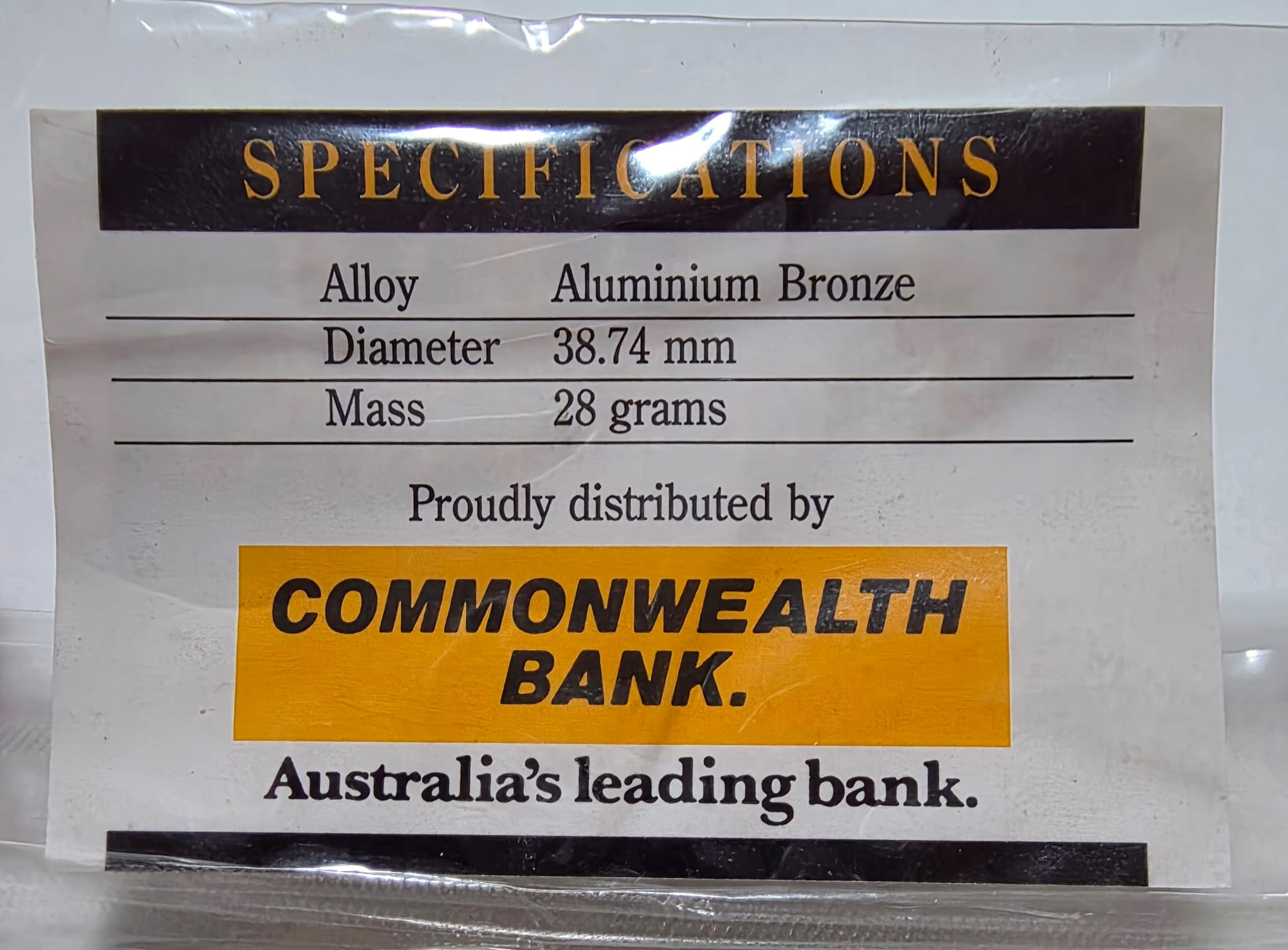 1988 Australia $5 Commemorative Coin – Parliament House Opening – Sealed