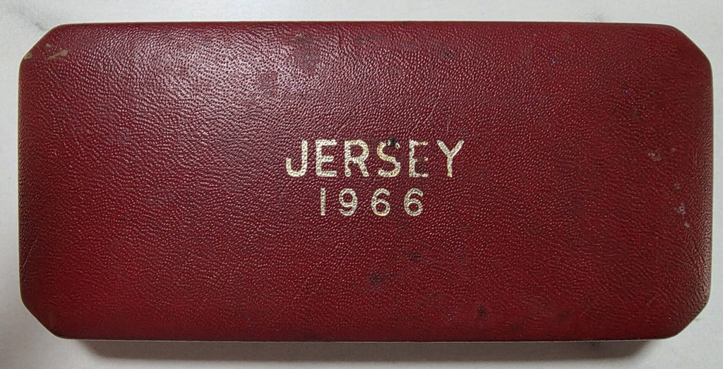 1966 Jersey 4-Coin Set – 2 x 1/4 Shilling & 2 x 1/12 Shilling – In Original Box
