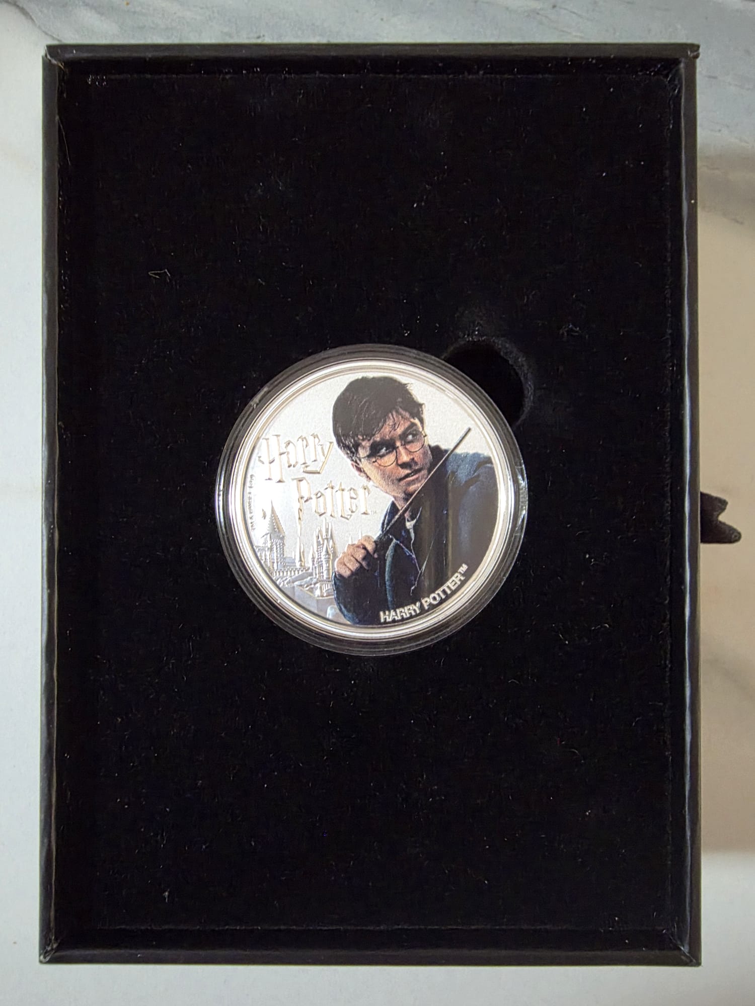 Harry Potter 1oz Silver Coloured Collectible Coin – Limited Mintage (0661/2000)