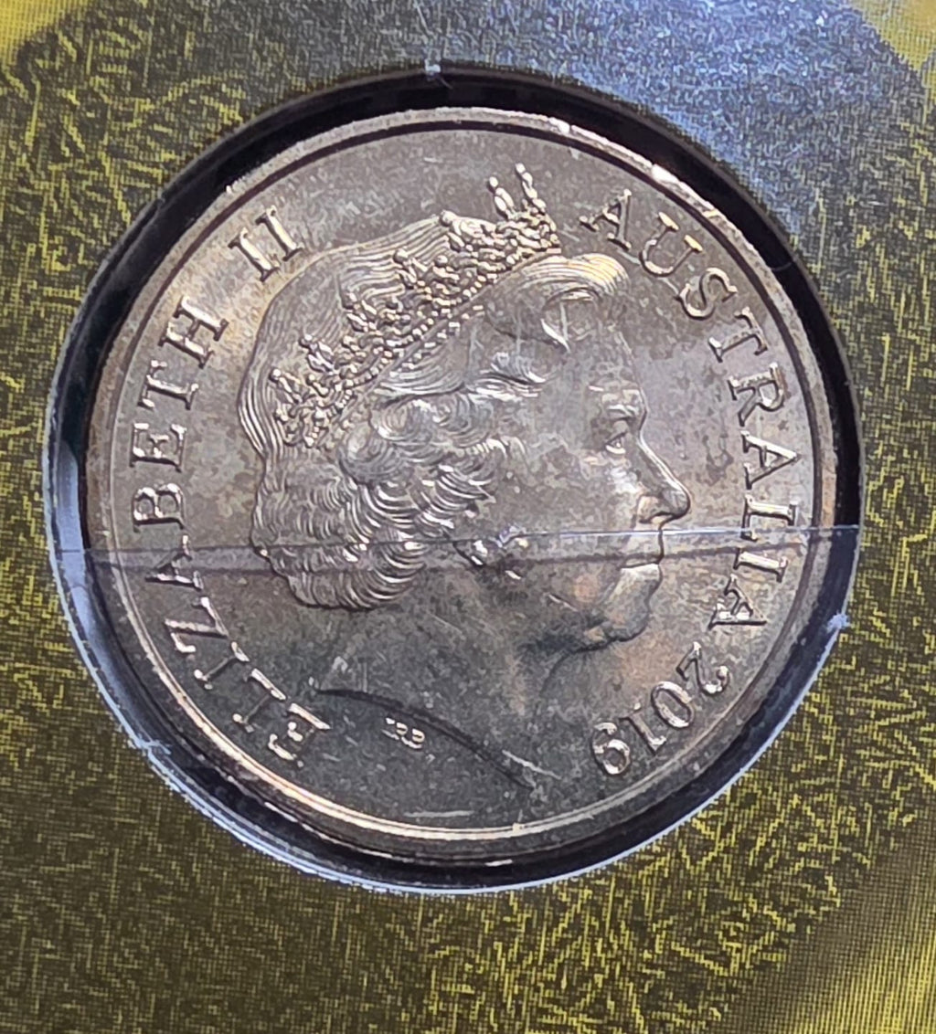 2019 Wallabies $2 Coloured Uncirculated Coin