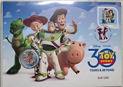 2025 1/2 Oz Silver 30 Years of Toy Story PNC --numbered at 044/200