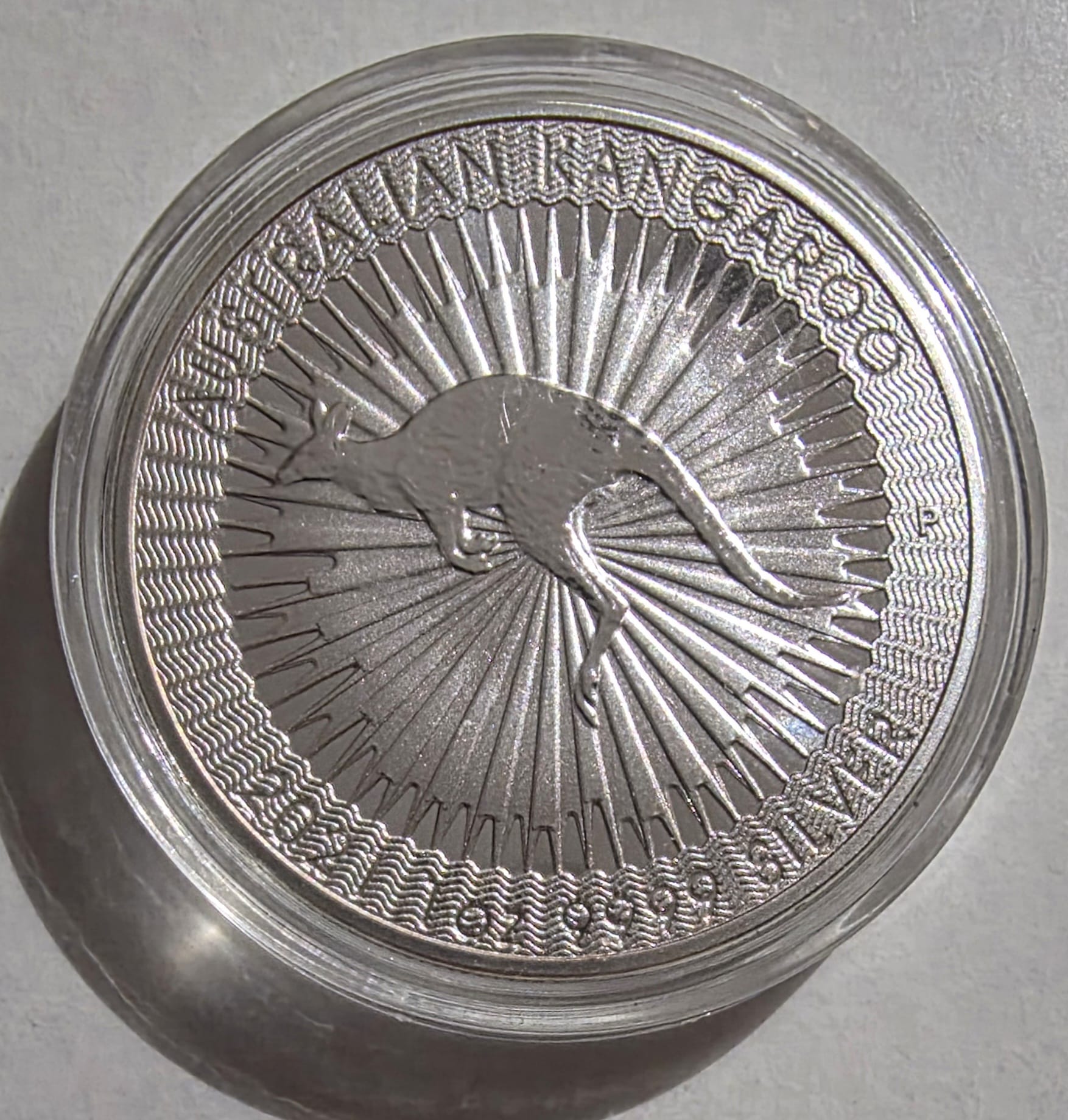 2021 1 oz 9999 Fine Silver Australian Kangaroo in Capsule