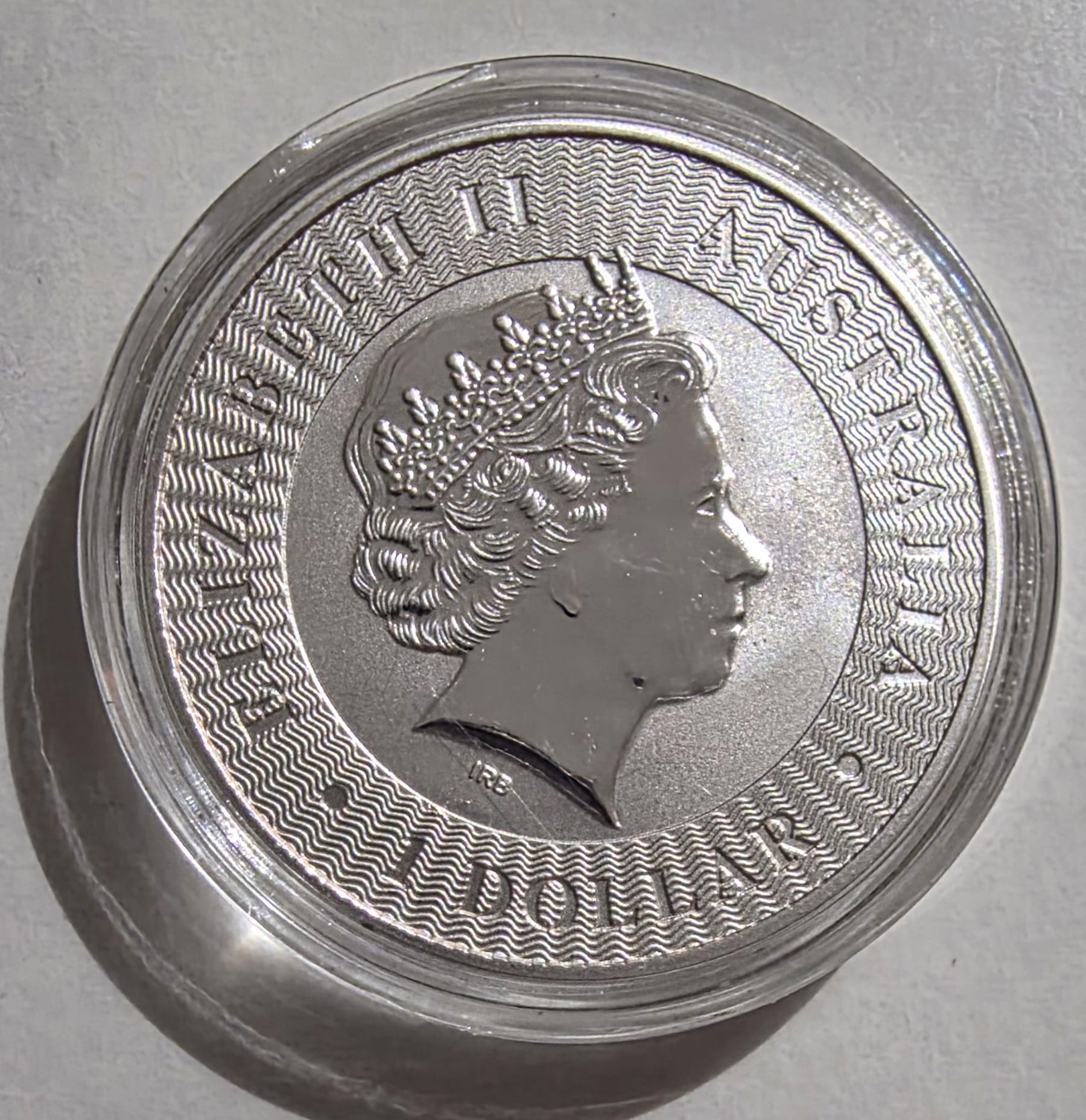 2021 1 oz 9999 Fine Silver Australian Kangaroo in Capsule