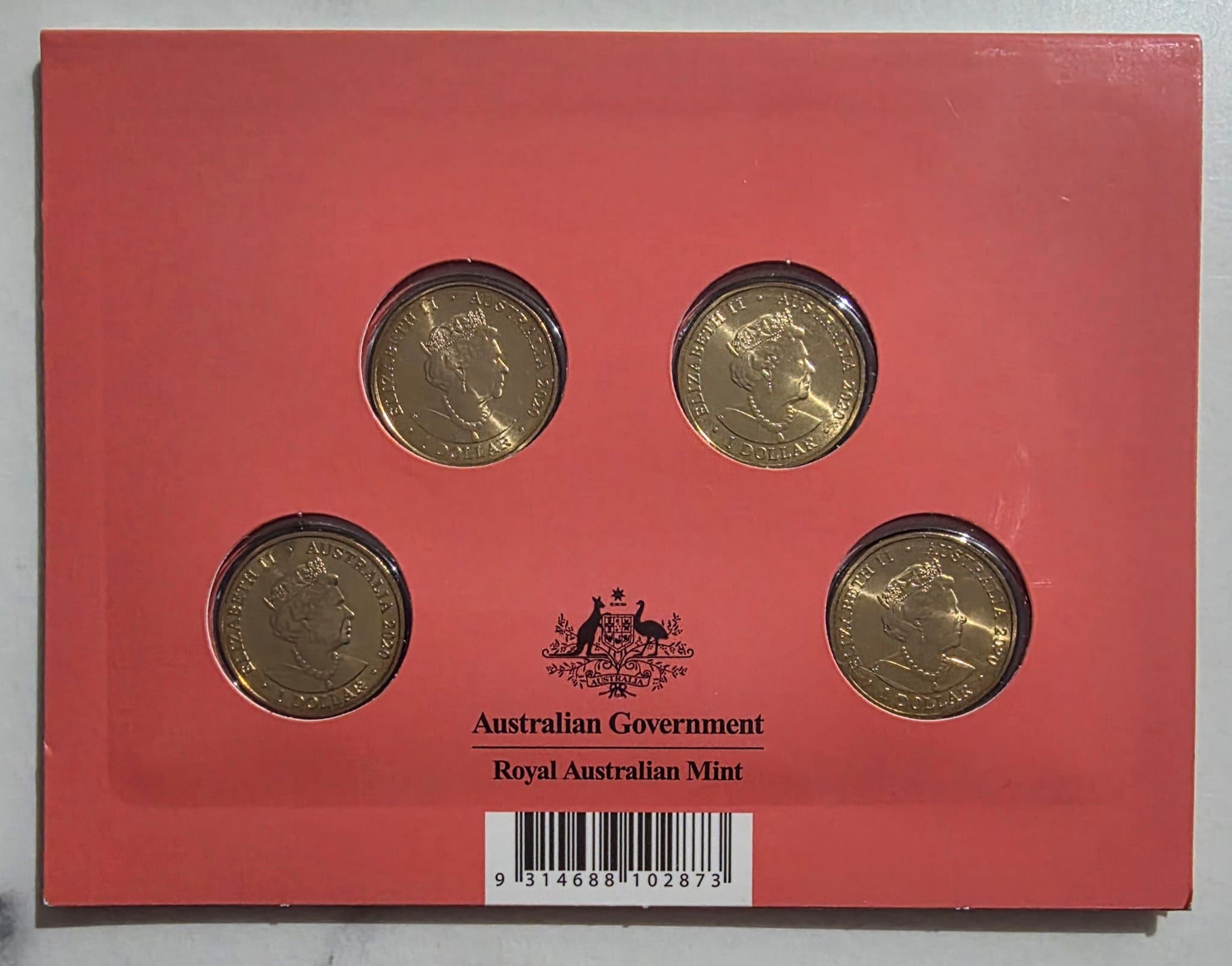 Eureka 2020 Mintmark and Privy Mark Four Coin Set