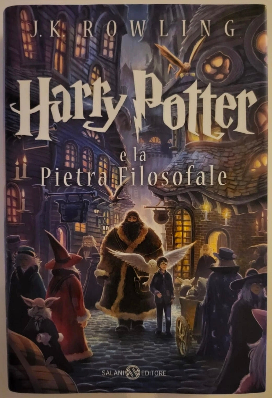 Harry Potter 15th Anniversary Italian Edition Hardcover Set Hogwarts Spine