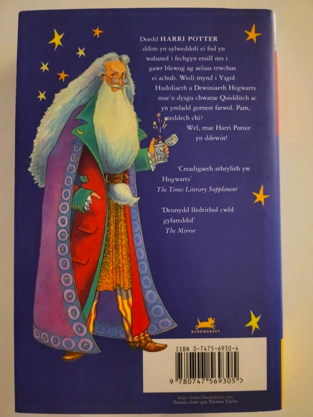 Harry Potter and the Philosopher’s Stone – Welsh Language International Edition (Hardcover, 2003)