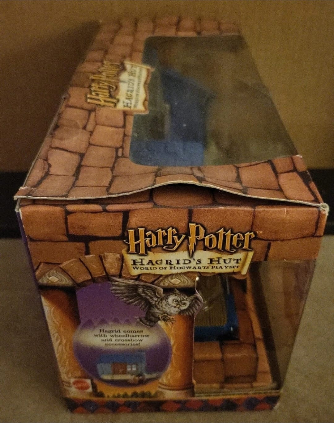 2001 Mattel Harry Potter – Hagrid’s Hut World of Hogwarts Playset (NIB Vintage Collectible)