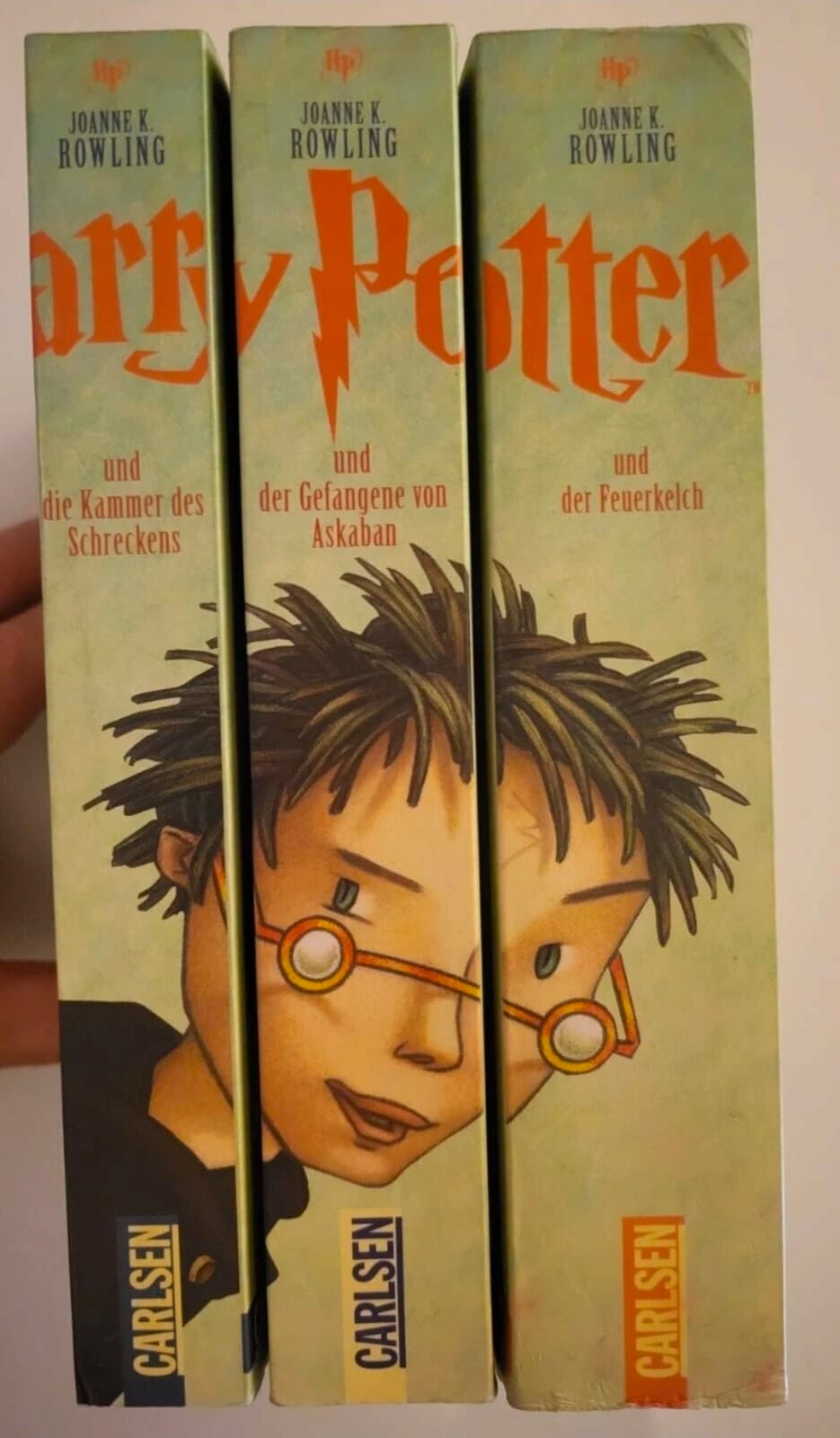 Harry Potter German Edition Books 2–3-4 – International Paperback Set (Carlsen, 2000)
