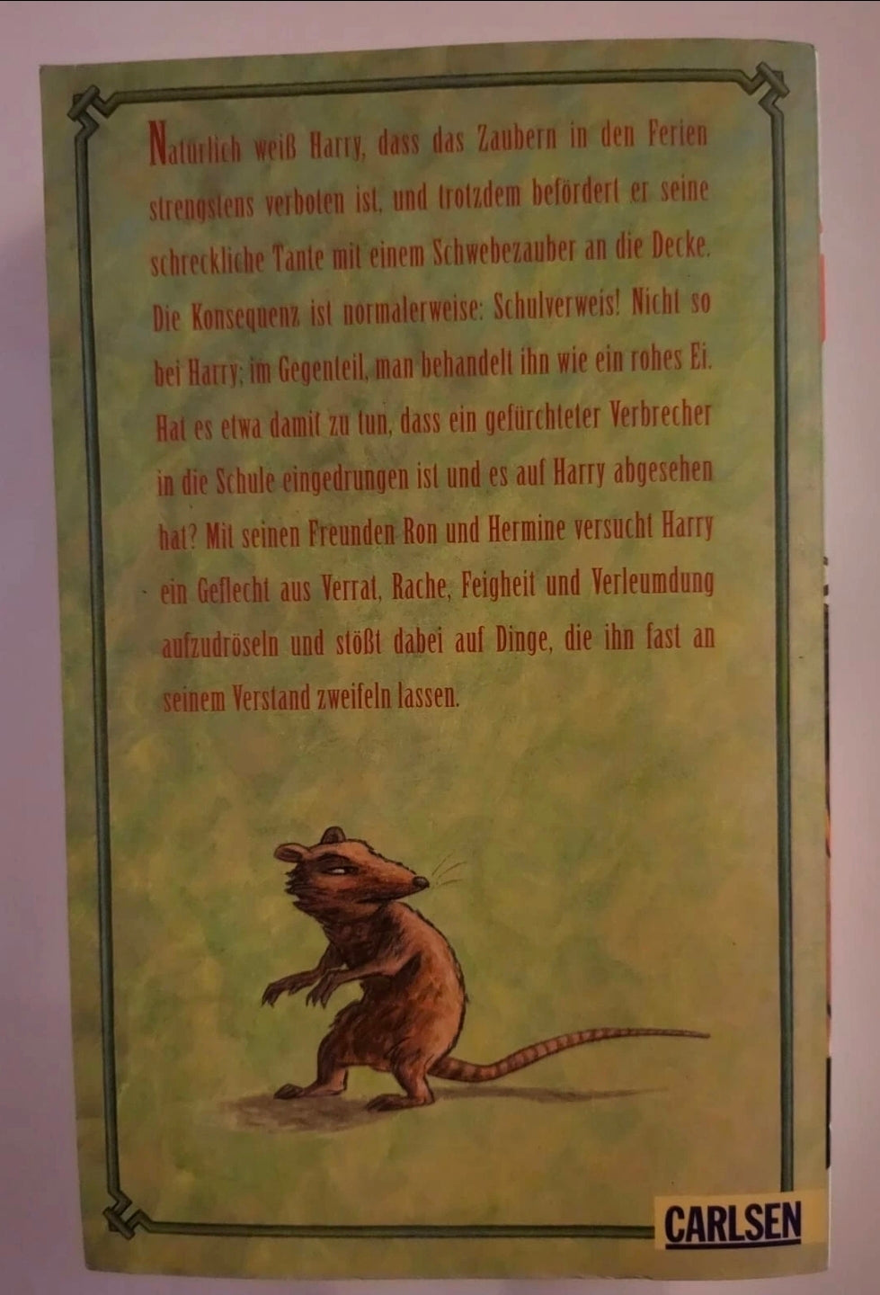 Harry Potter German Edition Books 2–3-4 – International Paperback Set (Carlsen, 2000)