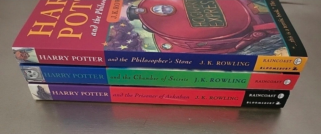 Harry Potter First 3 Books – Canadian Editions (Philosopher’s Stone “Wand Error” Edition)