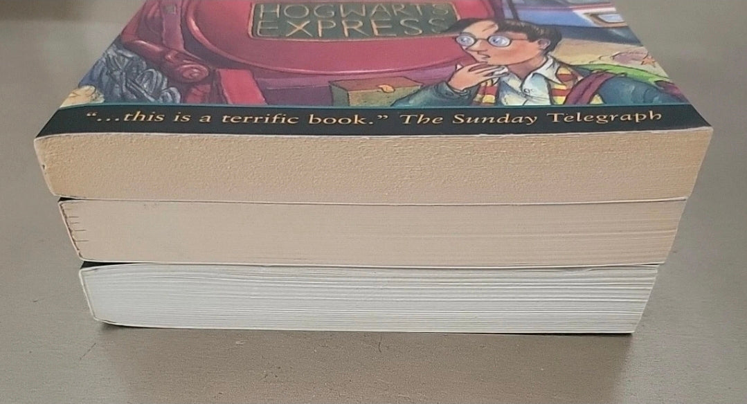 Harry Potter First 3 Books – Canadian Editions (Philosopher’s Stone “Wand Error” Edition)