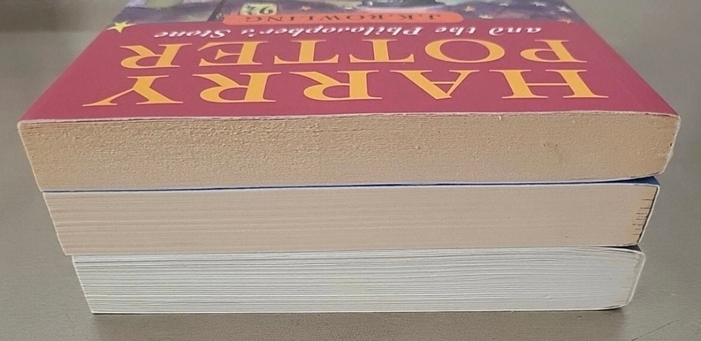 Harry Potter First 3 Books – Canadian Editions (Philosopher’s Stone “Wand Error” Edition)