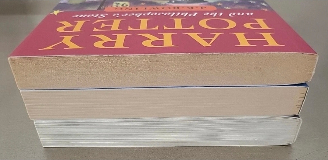 Harry Potter First 3 Books – Canadian Editions (Philosopher’s Stone “Wand Error” Edition)