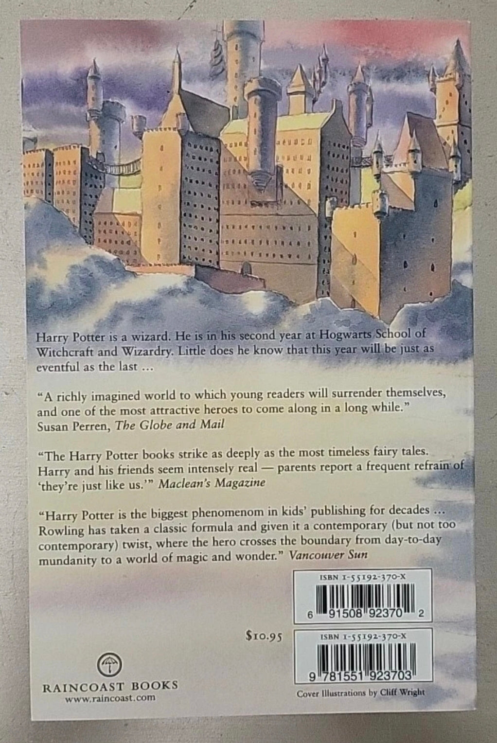 Harry Potter First 3 Books – Canadian Editions (Philosopher’s Stone “Wand Error” Edition)