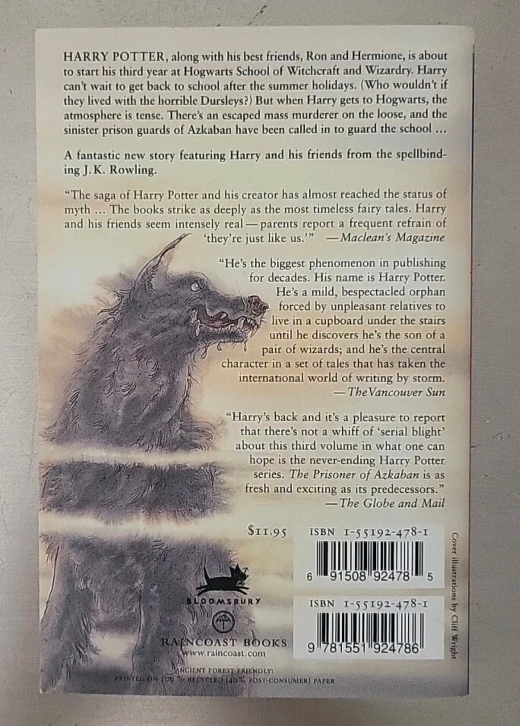 Harry Potter First 3 Books – Canadian Editions (Philosopher’s Stone “Wand Error” Edition)