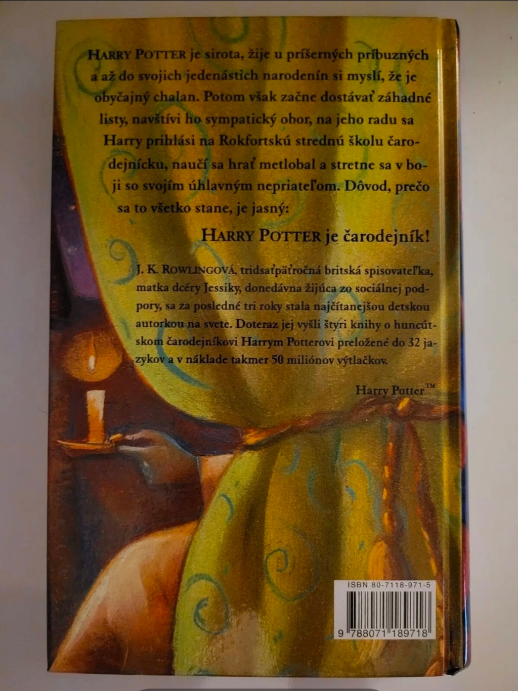Harry Potter Kameň Múdrcov – Slovak First Edition Hardcover (2000)