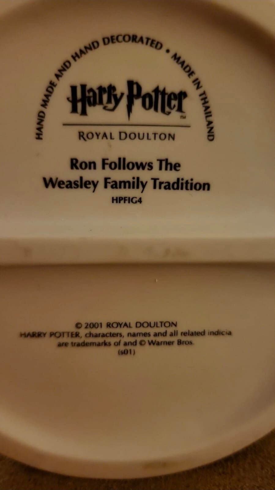 Royal Doulton Harry Potter Figure – Ron Follows the Weasley Family Tradition