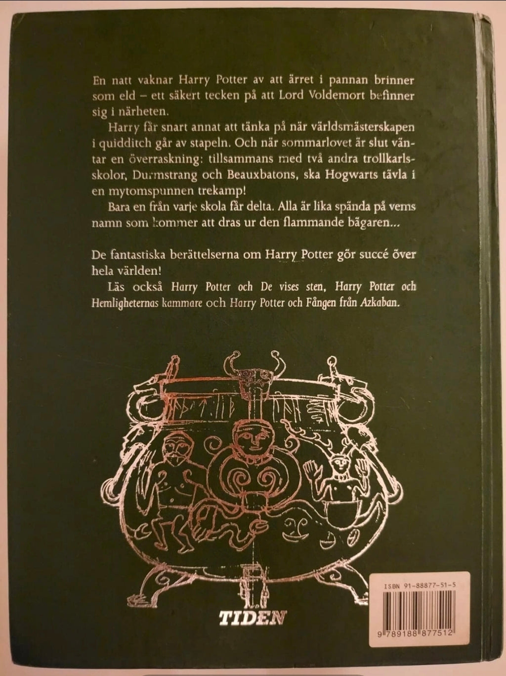 Harry Potter och Den Flammande Bägaren (The Goblet of Fire) – Swedish Hardcover Edition (2002)