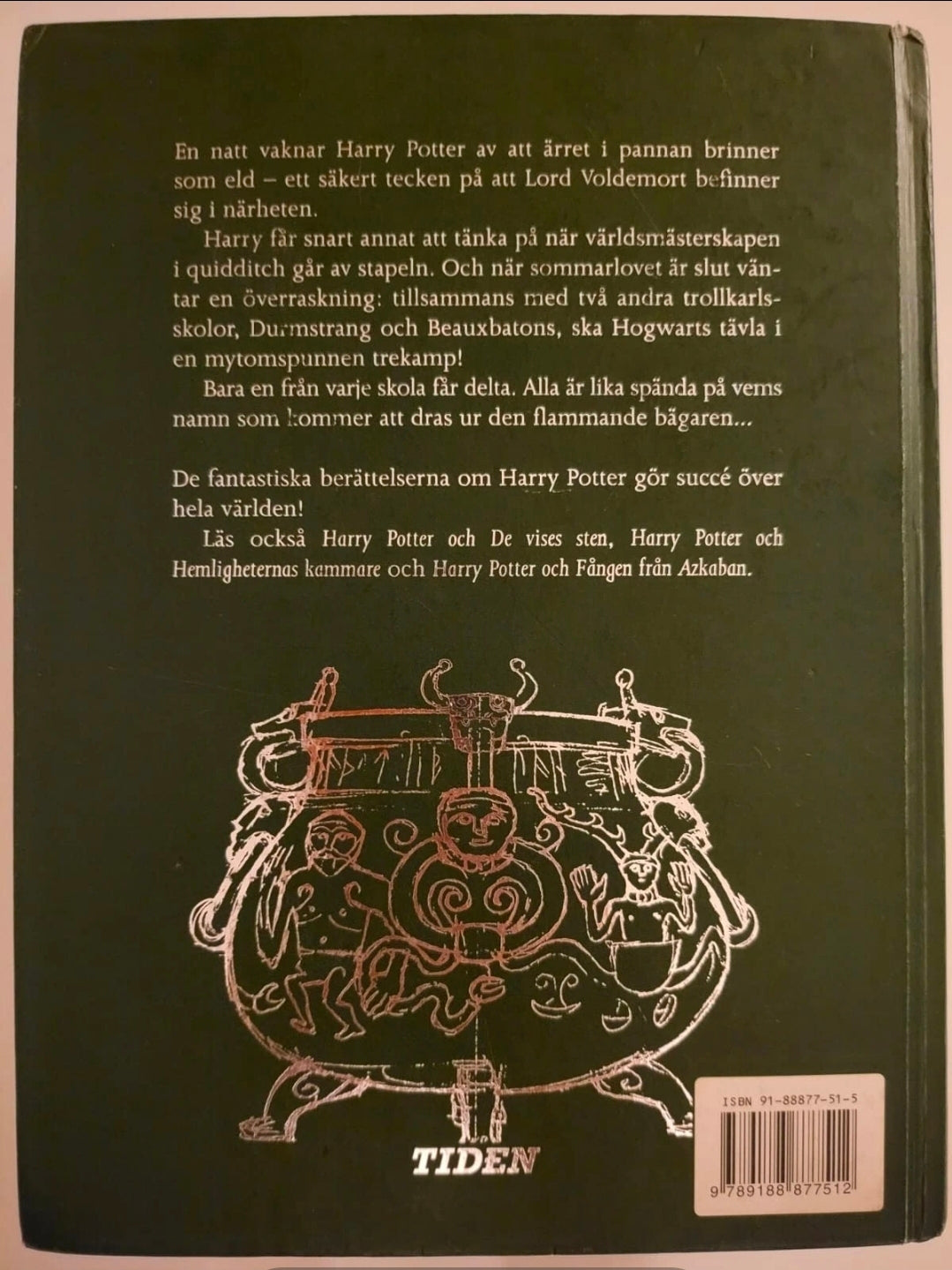 Harry Potter och Den Flammande Bägaren (The Goblet of Fire) – Swedish Hardcover Edition (2002)