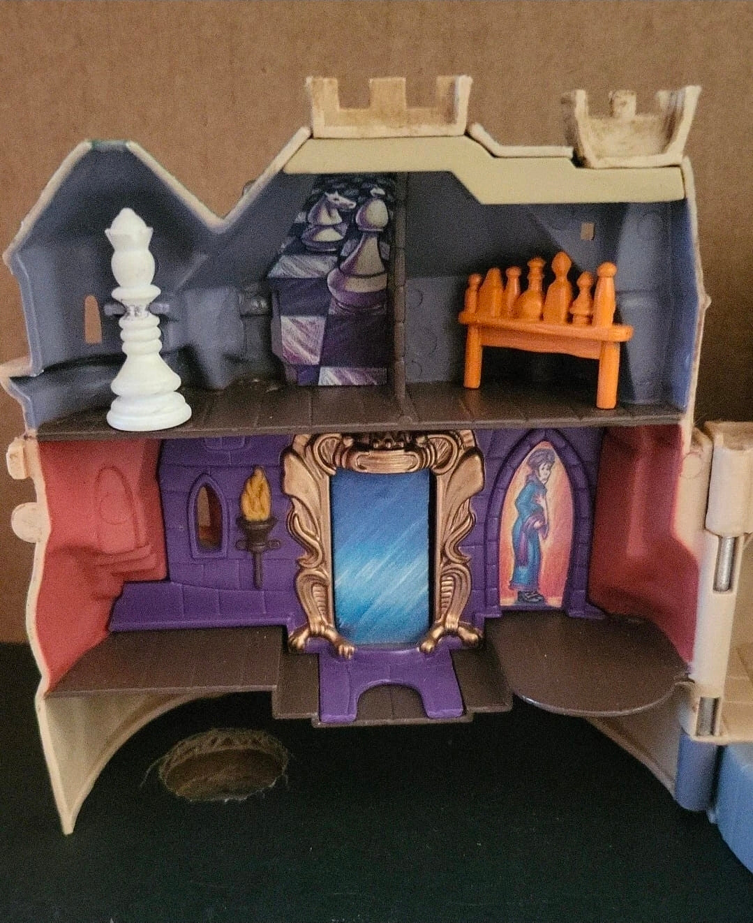 Harry Potter Forbidden Corridor Miniature Playset – Hasbro (2001 Vintage)