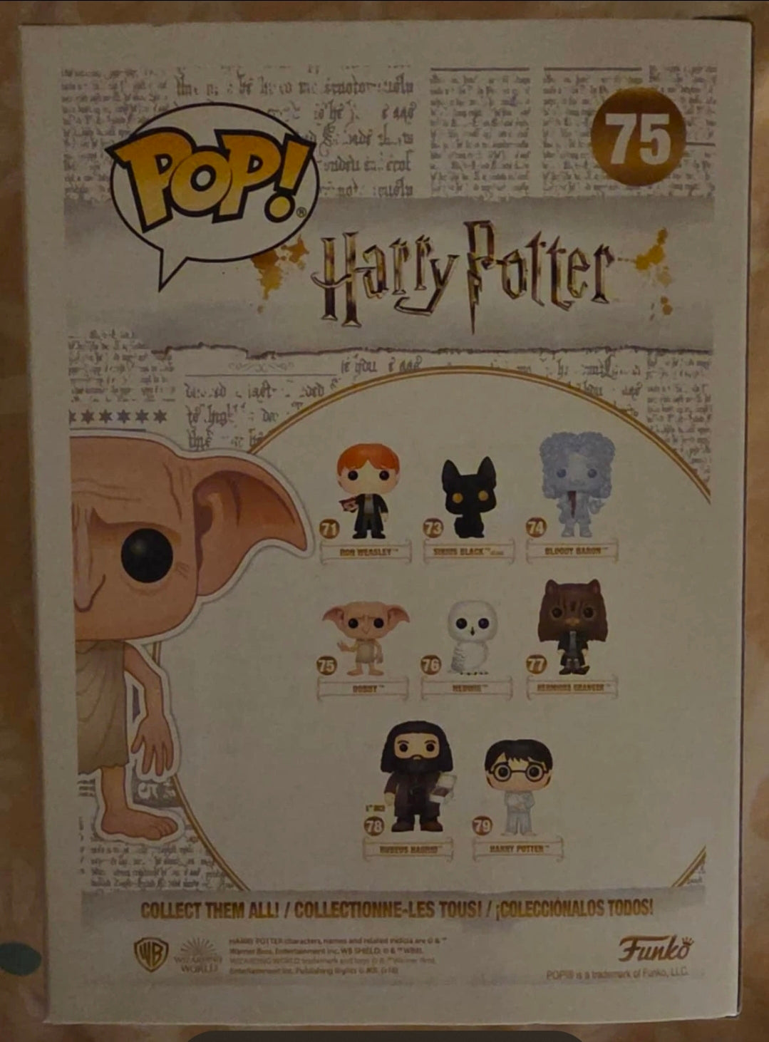 Funko Pop! Vinyl – Harry Potter: Dobby #75 (Series 2)